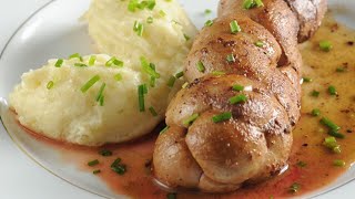 Recette  Rognons de veau au whisky et purée grandmère [upl. by Mure919]