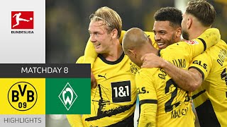 Brandt Shoots BVB To Top Of League  Borussia Dortmund  SV Werder Bremen  MD8 – Bundesliga 2324 [upl. by Naga]