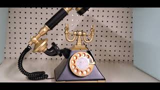 Gemmy Halloween Spooky Talking Telephone Rotary Phone Animated Decor spookydecorations halloween [upl. by Jock]