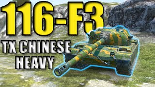 116F3 IS THE NEW CHINESE HEAVY AND IT’S… GOOD  World of Tanks Blitz [upl. by Aniral]