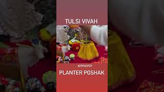 Tulshi vivha Poshak and best customized god dress providerbhakti [upl. by Aralc]