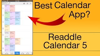 THE BEST iPHONE CALENDAR APP Readdle Calendar 5 iOS App Review [upl. by Tekcirc728]