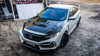 Full exhaust system on a 2018 Honda Civic [upl. by Ibed489]