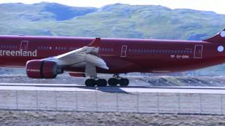 Kangerlussuaq landing and takeoff [upl. by Sandler791]