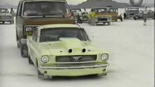 Old Muscle 767 Races on Utah Salt Flats [upl. by Yahsel828]