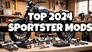 ABSOLUTE BEST DIY Rear Sets for Cafe Racer Sportster in 2024 [upl. by Hairas]