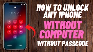 How To Unlock Any iPhone Without Passcode And Computer  How To Bypass iPhone Screen Passcode [upl. by Chemar]