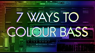 7 WAYS TO MAKE COLOUR BASS IN 1 MINUTE [upl. by Dorfman]