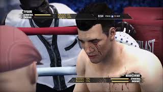 Mike Tyson vs Rocky Marciano GOAT difficulty fightnightchampion [upl. by Vasiliu]