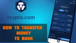 How to Withdraw Money from Cryptocom to Bank Account  The EASIEST Method [upl. by Darken]