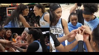 Chicago Sky Locker Room Speech amp Celebration After Win Over Storm [upl. by Saimon242]