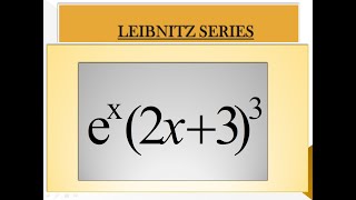 Leibniz Series  Nth Derivative of a Function [upl. by Yniffit196]