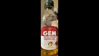 Gem Extra Virgin Olive Oil Review [upl. by Eilsehc]