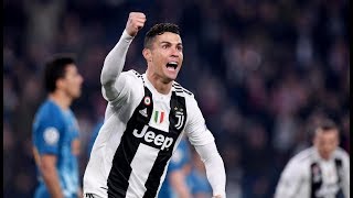 Asi narro el mundo El HATTRICK de CRISTIANO RONALDO  Juventus vs Atletico Madrid  HD [upl. by Earezed436]