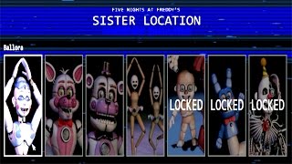 Five Nights at Freddys Sister Location Jumpscare SIMULATOR [upl. by Nylidnarb]