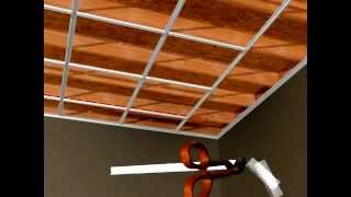 CeilingMax Surface Mount Ceiling Grid Installation [upl. by Juback]