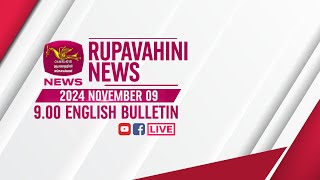 20241109  Rupavahini English News  900PM [upl. by Eerased]