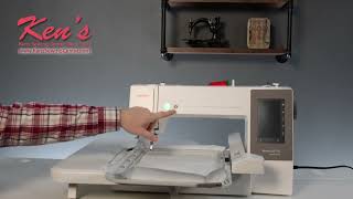 Janome Memory Craft 550e Embroidery Machine Overview [upl. by Valera51]