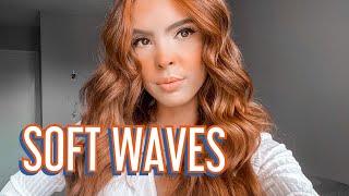 MY SOFT WAVES  HAIR TUTORIAL [upl. by Ehrman]