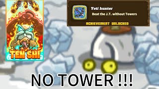 Beat the level quotSTORMCLOUD TEMPLEquot with NO TOWER  Kingdom rush kingdomrush gaming [upl. by Darken]