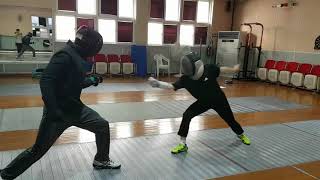 foil lesson zi a fencing part 1 [upl. by Metsky]