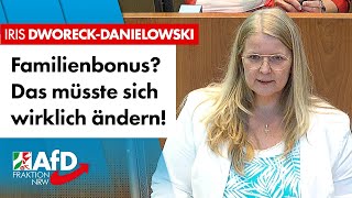 Familienbonus Das müsste sich wirklich ändern – Iris DworeckDanielowski AfD [upl. by Cohberg]