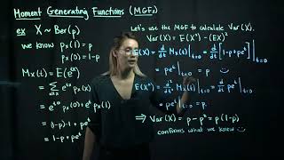 Moment Generating Functions Part 2 [upl. by Nachison]