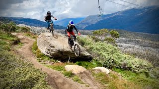 Paparazzi 2024  Thredbo MTB Newest Trail  Full Run CRASHES BROKEN BIKE POV [upl. by Yeleek]