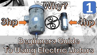 Ultimate Beginners Guide to Using Electric Motors for Makers and DIY Projects 068 [upl. by Ettevahs]