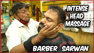 ASMR Intense head massage Neck cracking hand massage by Tapping King SARWAN [upl. by Eive402]