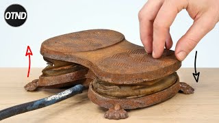 1900s Foot Pump Restoration  A unique Piece [upl. by Nyleahs674]