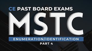 CE Past Board Exam Problems MSTC 2015  2023  Part 4 [upl. by Cicero]