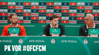 Pressekonferenz vor dem DFBPokal Spiel gegen den 1 FC Magdeburg [upl. by Neraj]