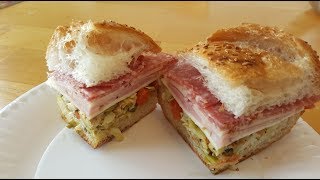 Muffuletta Sandwich Quick amp Easy Recipe [upl. by Vigen]