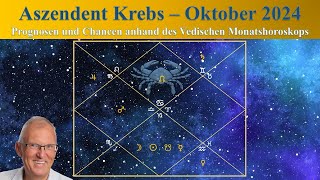 Aszendent Krebs Oktober 2024 im Vedischen Horoskop [upl. by Uella]