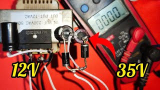 12v to 35v converter  12v to 35v converter high amp  How to make 12v to 24v converter [upl. by Ettesel575]