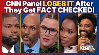 CNN Panel LOSES IT After They Get FACT CHECKED on Kamala [upl. by Gathard]