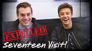 Cameron Dallas amp Marcus Johns Talk Christmas and Expelled with Seventeen [upl. by Lunneta]