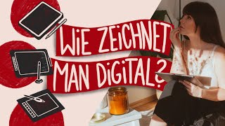 Digital Zeichnen für Anfänger  Zeichnen auf dem iPad Pro Tablet und Co [upl. by Dail]