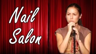 Nail Salon  Anjelah Johnson  Comedy Time [upl. by Erasme]