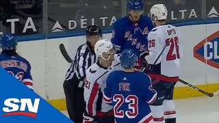 Ryan Strome Gets Game Misconduct For Lashing Out At Garnet Hathaway [upl. by Gish]