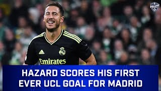 Eden Hazard Scores His First UCL Goal EVER for Real Madrid  CBS Sports Golazo [upl. by Amar]