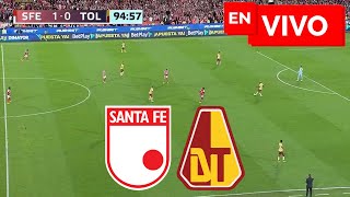 🔴 SANTA FE 1  0 TOLIMA EN VIVO Y EN DIRECTO 🔴 LIGA BETPLAY I2024 🏆 NOTICIAS DEL VERDE [upl. by Charpentier]