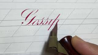 Calligraphy Engrosser’s Script [upl. by Uv244]