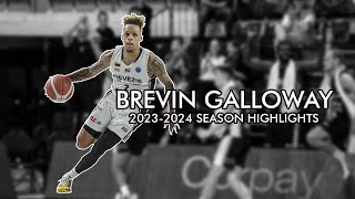 Brevin Galloway LKL 20232024 season highlights [upl. by Phylis]