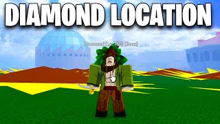 Diamond Boss Location second sea  Blox Fruits [upl. by Aenat219]