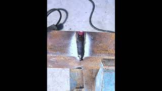 Simple angle welding in thick iron weldingtricks weldingtipsandtricks welding Vishwakarma machin [upl. by Herzen680]