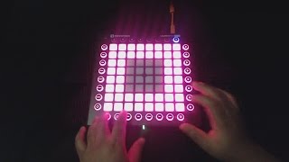 Major Lazer  Cold Water Remix Launchpad Light Show [upl. by Akino]