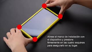 Tutorial para instalar un protector de pantalla con marco de instalación en el Switch [upl. by Gunilla]