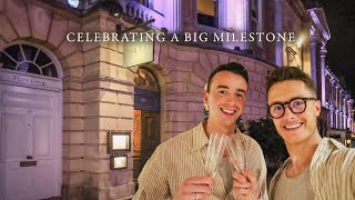 CELEBRATING A BIG MILESTONE  Husbands date night at The Ivy in Bath  Vlogmas 2023  TobysHome [upl. by Duj]